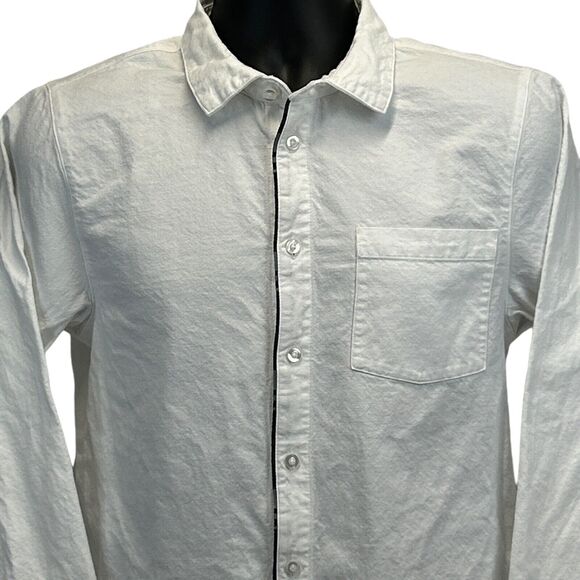 Nike SB Button Front Shirt Mens XS X-Small Skateboarding Skater Skating White - Picture 1 of 9